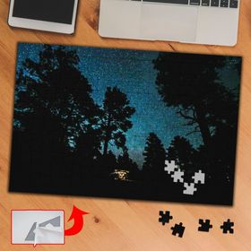 437318 Geze Ormanda Kamp Yıldızlar 240 Parça Puzzle Yapboz Tablo