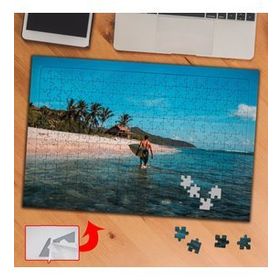 437336 Sörf Yapan İnsan Tatil 240 Parça Puzzle Yapboz Tablo