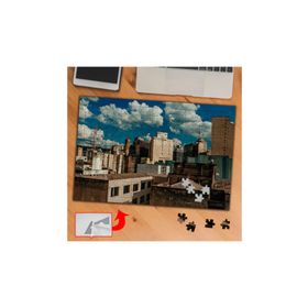 437508 Şehirde Binalar ve Gökyüzü 240 Parça Puzzle Yapboz Tablo