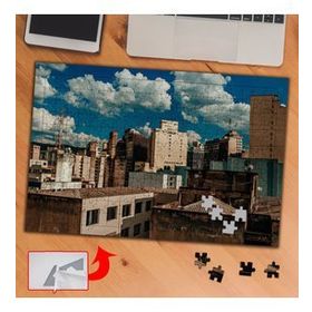 437508 Şehirde Binalar ve Gökyüzü 240 Parça Puzzle Yapboz Tablo