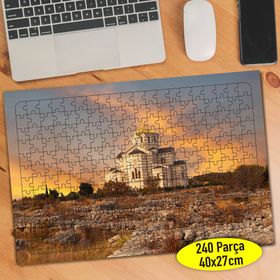 4395011 Ukrayna Beyaz Saray Mimari Bina 240 Parça Puzzle Yapboz