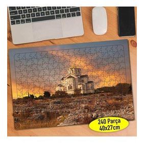 4395011 Ukrayna Beyaz Saray Mimari Bina 240 Parça Puzzle Yapboz