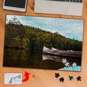 43995 Kayıklar Göl Çalılıklar 240 Parça Puzzle Yapboz Tablo
