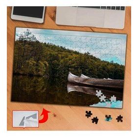 43995 Kayıklar Göl Çalılıklar 240 Parça Puzzle Yapboz Tablo