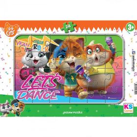 44 Cats 24 Parça Frame Puzzle