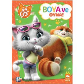 44 Cats - Boya ve Oyna - Eksik Parça Yayınları