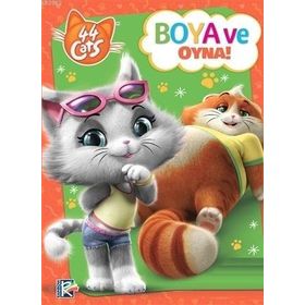 44 Cats - Boya ve Oyna - Eksik Parça Yayınları