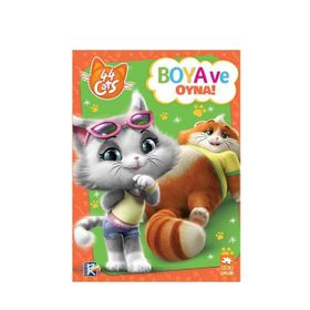 44 Cats - Boya ve Oyna - Eksik Parça Yayınları