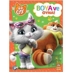 44 Cats - Boya ve Oyna - Eksik Parça Yayınları