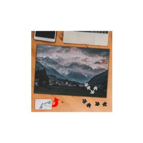 444770 Dağlar İçinde Kasabalar 240 Parça Puzzle Yapboz Tablo