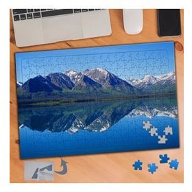 445 Gökyüzüyle Bütün Dağlar Doğa 240 Parça Puzzle Yapboz Tablo