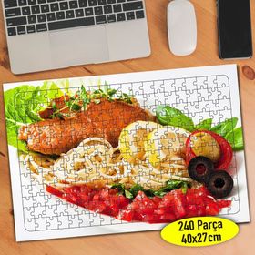 44726549 İtalyan Mutfağı Soslu Spagetti 240 Parça Puzzle Yapboz