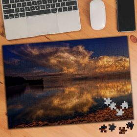 449509 Denizde Bulutlu Gün Batımı 240 Parça Puzzle Yapboz