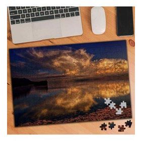 449509 Denizde Bulutlu Gün Batımı 240 Parça Puzzle Yapboz