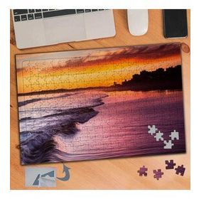 450 Denize Yansıyan Kırmızı Gök 240 Parça Puzzle Yapboz Tablo