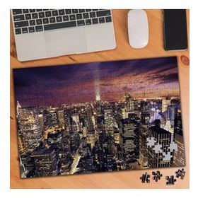 45024733 Gün Batımında Şehir Manzarası 240 Parça Puzzle Yapboz