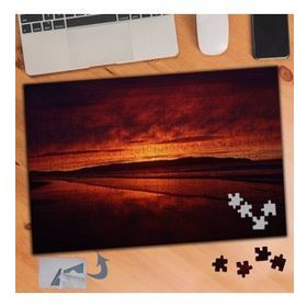 451 Gün Batımı Kızıl Yer Gök240 Parça Puzzle Yapboz Tablo