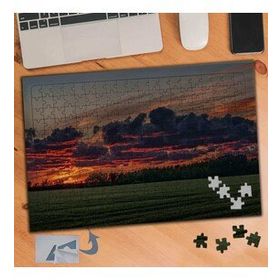 453 Kararan Havada Kırmızı Gökyüzü 240 Parça Puzzle Yapboz Tablo