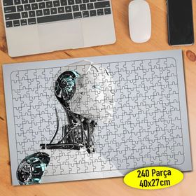 45408385 Yapay Zeka Robotlar Teknoloji 240 Parça Puzzle Yapboz