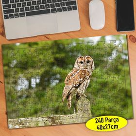 45514317 Sevimli Hayvan Baykuş 240 Parça Puzzle Yapboz