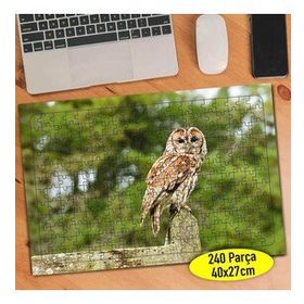 45514317 Sevimli Hayvan Baykuş 240 Parça Puzzle Yapboz