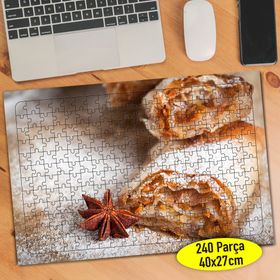 4554 Viyana Usulü Strudel Turta Yiyecek 240 Parça Puzzle Yapboz