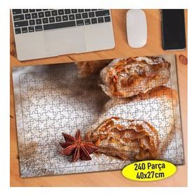 4554 Viyana Usulü Strudel Turta Yiyecek 240 Parça Puzzle Yapboz