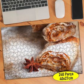 4554 Viyana Usulü Strudel Turta Yiyecek 240 Parça Puzzle Yapboz