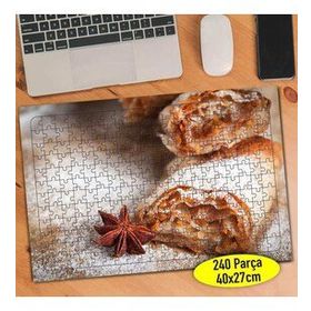 4554 Viyana Usulü Strudel Turta Yiyecek 240 Parça Puzzle Yapboz