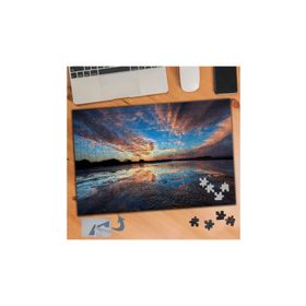 459 Göle Yansıyan Gökyüzü Hali 240 Parça Puzzle Yapboz Tablo