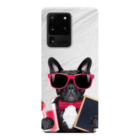 461 Samsung Galaxy S20 Ultra SM-G988B Artist Köpek Baskılı Silikon Kılıf