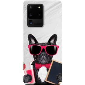 461 Samsung Galaxy S20 Ultra SM-G988B Artist Köpek Baskılı Silikon Kılıf