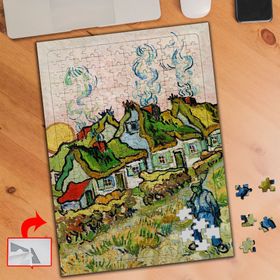 461003 Evler Ve Figür Van Gogh 240 Parça Puzzle Yapboz Tablo