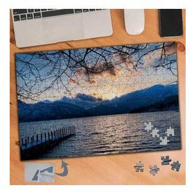 463 Kuru Dallar Deniz İskele 240 Parça Puzzle Yapboz Tablo