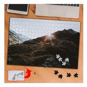 463078 Dağın Ardındaki Güneş 240 Parça Puzzle Yapboz Tablo