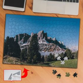 463098 Dağ Manzarası Doğa 240 Parça Puzzle Yapboz Tablo