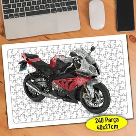 46325833 Kırmızı Lüks Motorsiklet 240 Parça Puzzle Yapboz