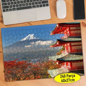 46357 Japonya Fuji Dağı Doğa Manzarası 240 Parça Puzzle Yapboz