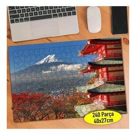 46357 Japonya Fuji Dağı Doğa Manzarası 240 Parça Puzzle Yapboz
