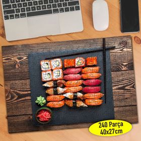 4653328 Somon Balığı Suşi Deniz Mutfağı 240 Parça Puzzle Yapboz
