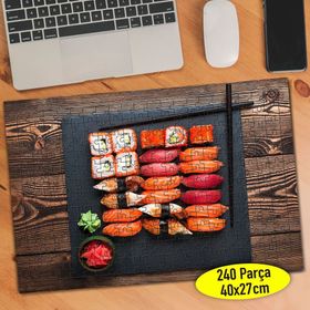 4653328 Somon Balığı Suşi Deniz Mutfağı 240 Parça Puzzle Yapboz