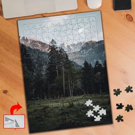 473349 Çam Ağaçları Doğa Manzara 240 Parça Puzzle Yapboz Tablo