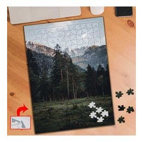 473349 Çam Ağaçları Doğa Manzara 240 Parça Puzzle Yapboz Tablo
