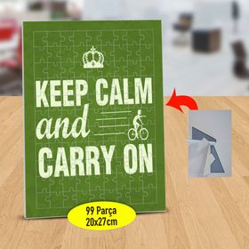 47492349 Keep Calm And Carry On 99 Parça Puzzle Yapboz Tablo