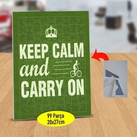 47492349 Keep Calm And Carry On 99 Parça Puzzle Yapboz Tablo