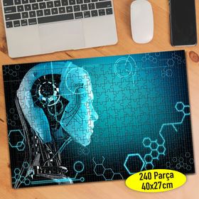 47692902 Yapay Zeka Robotlar Teknoloji 240 Parça Puzzle Yapboz