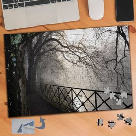 482 Kuru Ağaçlar Kapalı Hava Doğa 240 Parça Puzzle Yapboz Tablo