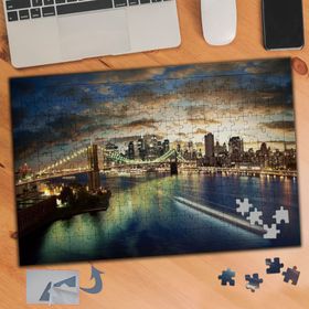 487 Metropol Şehir Görüntüsü 240 Parça Puzzle Yapboz Tablo