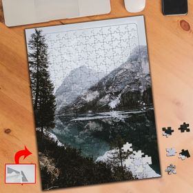 488336 Karlı Dağlar Ve Ağaçlar 240 Parça Puzzle Yapboz Tablo
