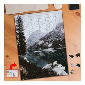 488336 Karlı Dağlar Ve Ağaçlar 240 Parça Puzzle Yapboz Tablo